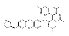 Polvere bianca C31H35ClO11 di purezza 98% di Acetoxy Empagliflozin CAS No 915095-99-7