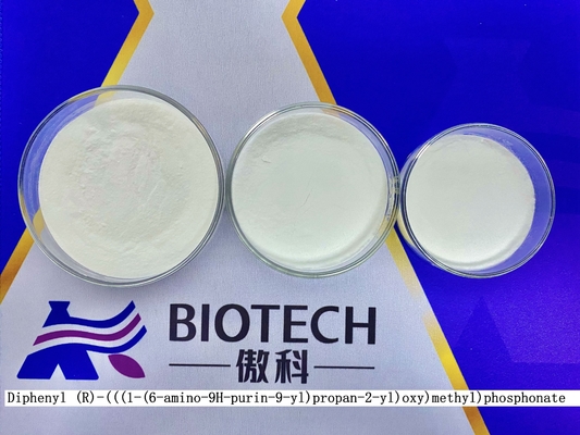 Dipfenil (R) - ((((1-(6-Amino-9H-Purin-9-Yl)Propano-2-Yl) -O-Metil)fosfonato CAS 342631-41-8 Per purezza TFA 97%