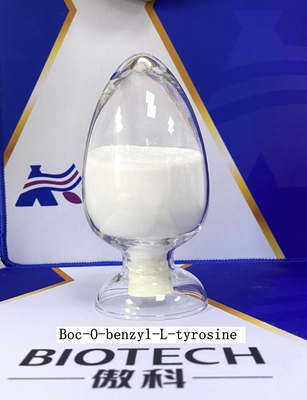 Derivati Boc-Tyr (Bzl) - OH CAS No dell'aminoacido 2130-96-3 per purezza bianca 99% della polvere dei derivati di aminoacidi