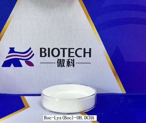 Boc-Lys (Boc) - OH.DCHA CAS No 15098-69-8 per purezza bianca 99% della polvere dei derivati di aminoacidi