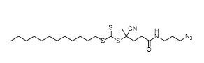 5 ((3-Azidopropyl)) - 2-cyano-5-oxopentan-2-yl amminici carbonotrithioate dodecilico CAS No.	1644536-24-2 C22H39N5OS3