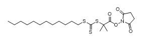 N-succinimidil 2-(dodeciltiocarbonotioiltio)-2-metilpropionato N. CAS 925232-64-0 C21H35NO4S3