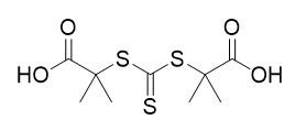 2,2'-(Thiocarbonylbis(Sulfanediyl))Bis(2-Metilpropanoic Acid) N. CAS 355120-40-0 C9H14O4S3 Polvere gialla