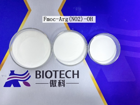 Derivati di aminoacidi Fmoc-Arg ((NO2)-OH CAS. 58111-94-7 Polvere bianca Purezza 98% C21H23N5O6