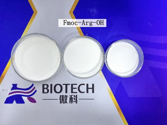 Polvere bianca Derivati Fmoc-Arg-OH con purezza del 98% N.CAS 91000-69-0 C21H24N4O4