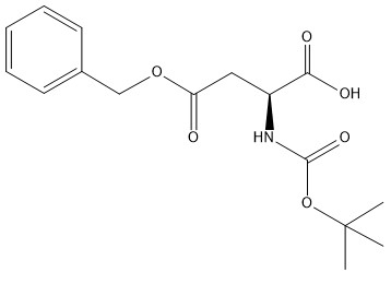 Polvere di purezza 98% C16H21NO6 dei derivati ​​CAS 7536-58-5 dell'aminoacido di Boc-Asp (OBzl) -OH