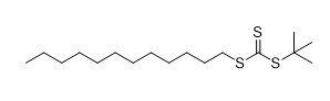 Reagente dodecilico Tert-butilico CAS della ZATTERA di Carbonotrithioate 1186022-26-3 C17H34S3 95%