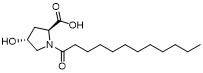 Lauroil-4-idrossi-prolina CAS n. 135777-18-3