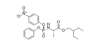 N-[(S) - ((4-Nitrophenoxy) phenoxyphosphinyl]-L-alanina 2-ethylbutyl Ester 1354823-36-1 da giallastro a bianchissima polvere 95%