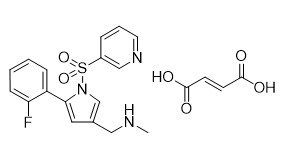 Fumarato CAS 1260141-27-2 di Vonoprazan di purezza di 99% bianco ai mediatori cristallini bianchiccii di api della polvere