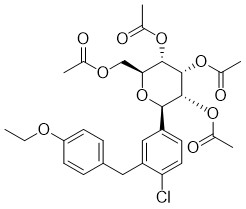 (2R, 3R, 4R, 5S, 6S) - 2 (Acetoxymethyl) - 6 (4-Chloro-3- (4-Ethoxybenz CAS No 461432-25-7 mediatori di api
