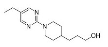 3-(1-(5-Etilpirimidina-2-Yl)Piperidina-4-Yl)Propano-1-Ol CAS 1046815-82-0 Polvere 98%