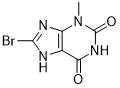 Mediatori 8-Bromo-3-methyl-3,7-dihydropurine-2,6-dione CAS No di api. 93703-24-3 polvere bianchiccia 99%