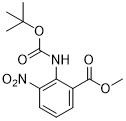 Metile 2 ((Tert-Butoxycarbonylamino) - polvere cristallina giallo-chiaro di 3-Nitrobenzoate CAS 57113-90-3