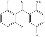(2-Amino-5-Chlorophenyl) (2,6-Difluorophenyl) composto eterociclico CAS 28910-83-0 di Methanone