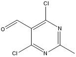 4,6-dicloro-2-metilpirimidina-5-carbaldeide API intermedi CAS 14160-91-9 C6H4Cl2N2O