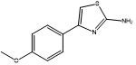 4- ((4-O-metil-fenil)-1,3-tiazol-2-amina CAS n. 2104-04-3 Purezza 98% Polvere gialla