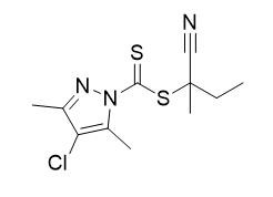 2'-Cianobutan-2'-il-4-cloro-3,5-dimetilpirazolo-1-carboditioato C11H14ClN3S2 Purezza 95%