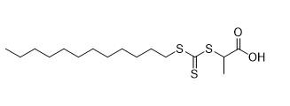 Cromatografia a chelato di metallo 2-(dodeciltiocarbonotioiltio) acido propanoico N. CAS 558484-21-2 C16H30O2S3 97%