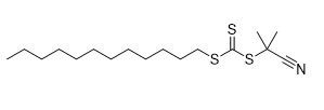 2-Cyano-2-[(dodecilsulfaniltiocarbonil)sulfanil]propano N. CAS 870196-83-1 C17H31NS3 Solido giallo