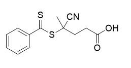 Acido 4-ciano-4-(fenilcarbonotioiltio)pentanoico N. CAS 201611-92-9 C13H13NO2S2 Rosso porpora Giallo Rosso Polvere