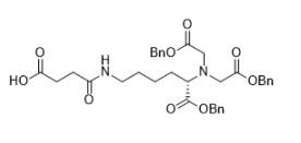 Acido (S)-4-((6-(benzilossi)-5-(bis(2-(benzilossi)-2-ossoetil)ammino)-6-ossoesil)ammino)-4-ossobutanoico CAS 637331-50-1