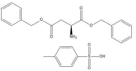 Polvere marrone pallido C25H27NO7S dei derivati ​​dell'aminoacido di 98% CAS 2886-33-1 H-Asp(OBzl)-OBzl·Tos