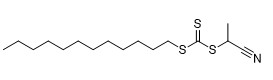Purezza 95% del reagente C16H29NS3 della ZATTERA 1 carbonotrithioate dodecilico CAS No di cyanoethyl. 1186022-27-4