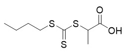 Acido propionico tio CAS No del reagente 2 della ZATTERA ((carbonothioyl (di Butylthio))). 480436-46-2 polvere gialla C8H14O2S3