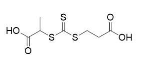 reagente tio CAS della ZATTERA dell'acido propionico di 3 ((((1-Carboxyethyl) tio) Carbonothioyl)) 870451-09-5 C7H10O4S3