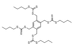 C, C, C», ''' di C - [1, 2, 4, 5-Benzenetetrayltetrak è (metilene)] Tetrakis (Carbonotrithioate C-butilico)