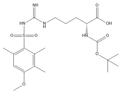 Derivati CAS 200122-49-2 Boc-D-Arg (Mtr) - OH C21H34N4O7S dell'aminoacido di purezza 98%