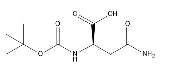 Derivati CAS No dell'aminoacido di purezza 98%. 75647-01-7 Boc-D-asparagina C9H16N2O5