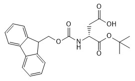 Purezza C23H25NO6 98% dei derivati Fmoc-D-asp-Otbu dell'aminoacido di CAS No 134098-70-7
