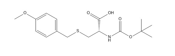 CAS No .58290-35-0 derivati dell'aminoacido 98% Boc-S-4-methoxybenzyl-D-cysteine