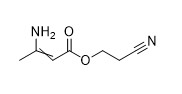 2 polvere bianca 98% di Cyanoethyl 3 Aminobut 2 Enoate CAS No 43107-08-0