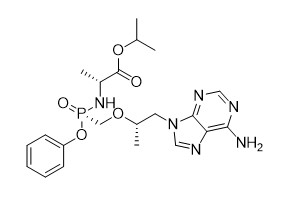 Isopropil R S -1- 6-amino-9H-purina-9-il Propan-2-il Oxy Methyl Phenoxy Phosphoryl -D-alaninate MF C21H29N6O5P Purezza 95%