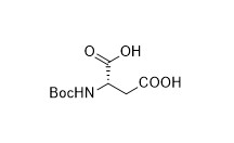 L'Boc-Asp-OH CAS No 13726-67-5 per purezza bianca 99% della polvere dei derivati di aminoacidi